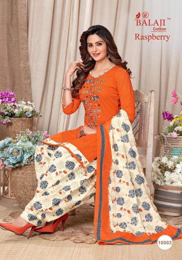 Balaji Raspberry Patiyala Vol-10 Cotton Designer Dress Material